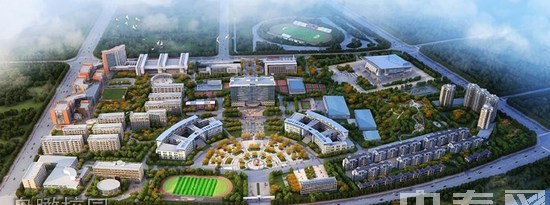 广安技师学院鸟瞰校园