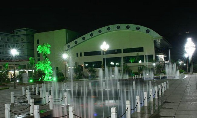 攀枝花市高级技工学校校园夜景1